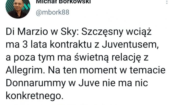 Aktualna SYTUACJA Szczęsnego w Juventusie